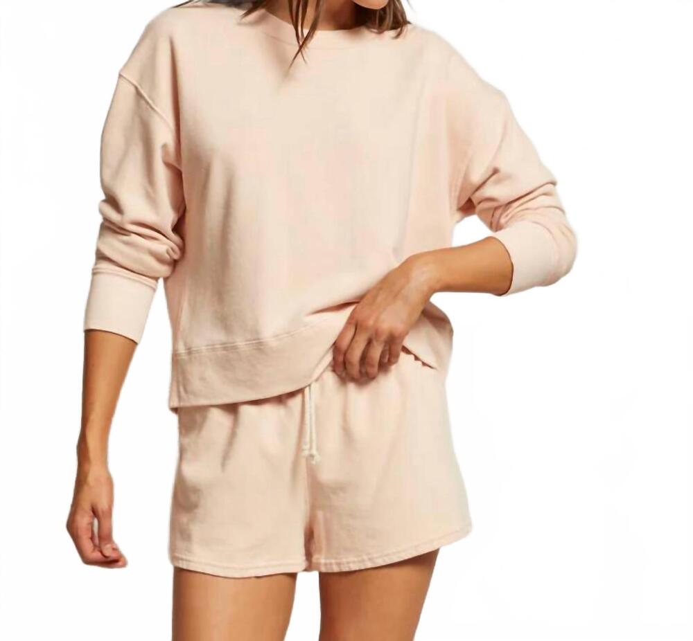 NEW PERFECTWHITETEE tyler sweatshirt in peaches & cream